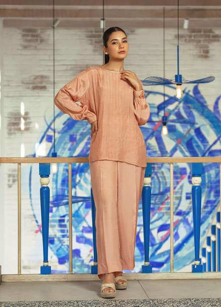Zaaviay Pret  Cotton Silk 2 Piece Dress ZSZ23-018 BLOOM