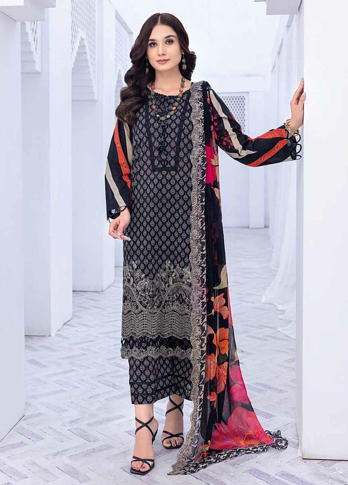 Best Selling - Zauq 3Pc Embroidered Luxe Pret