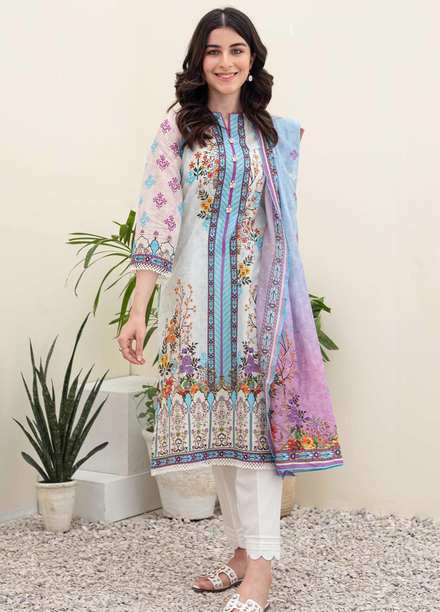 Zellbury Printed Lawn Suits Unstitched 2 Piece ZL21UL ZW-913 - Summer Collection