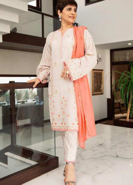 Zellbury Embroidered Lawn Suits Unstitched 3 Piece ZL21L ZW-892 - Luxury Collection