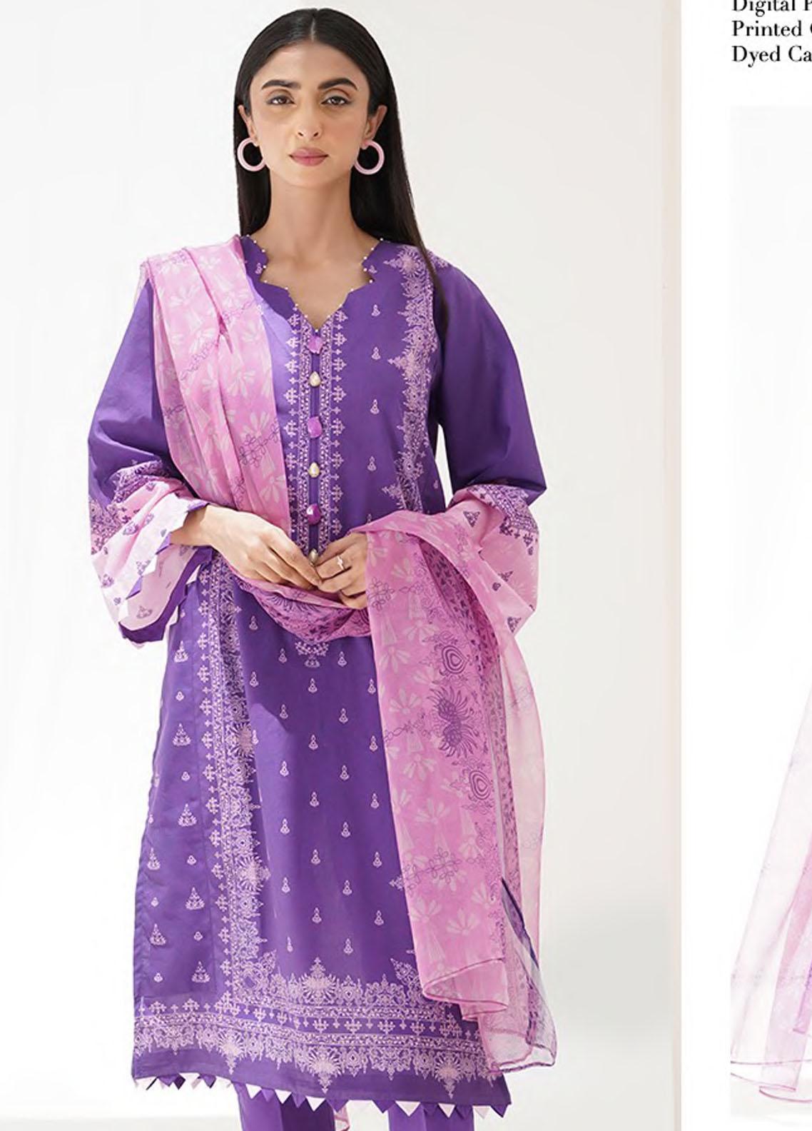 Zellbury Printed Lawn Suits Unstitched 3 Piece ZB23L-V4