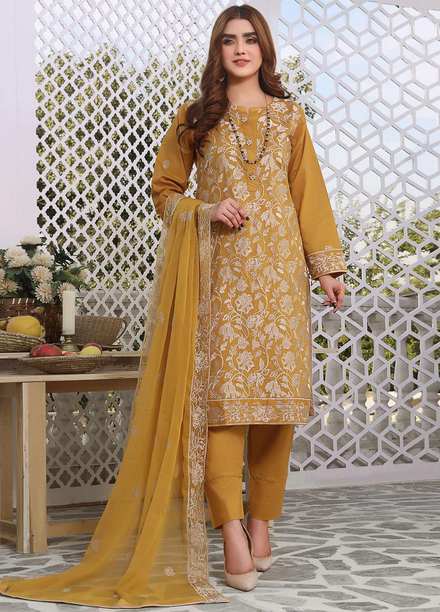 Zenia By Fine Tex Embroidered Lawn Suits Unstitched 3 Piece FNT23-Z5 ZC-06 - Summer Collection