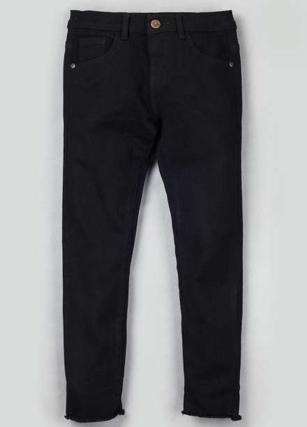 Ziva Denim Casual Girls Jeans -  ZA21T Black Ripped