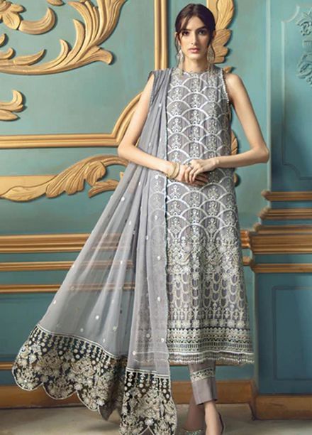 Rangrez By Zarif Embroidered  Suits Unstitched 3 Piece ZR 05 ESME - Luxury Collection