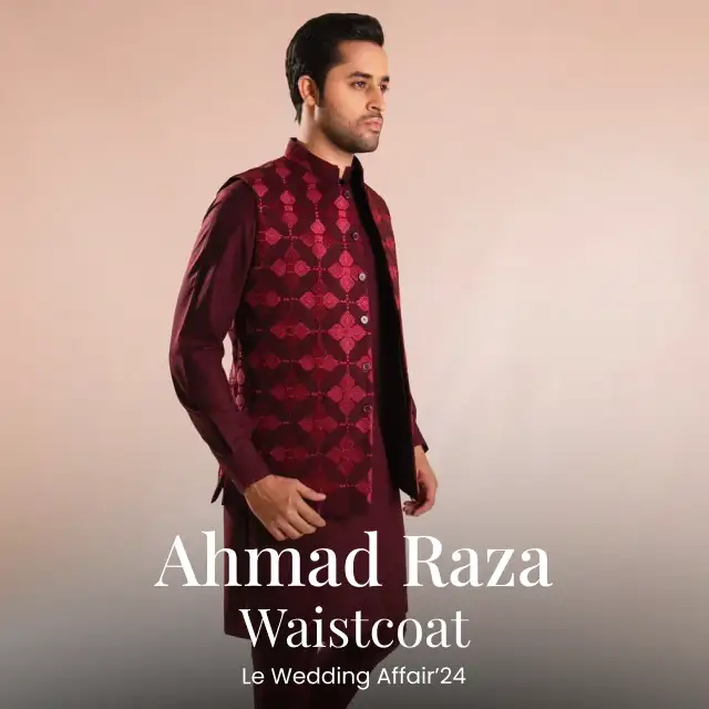 Ahmad Raza Pret Embroidered Silk 4 Piece Suit AR-9003