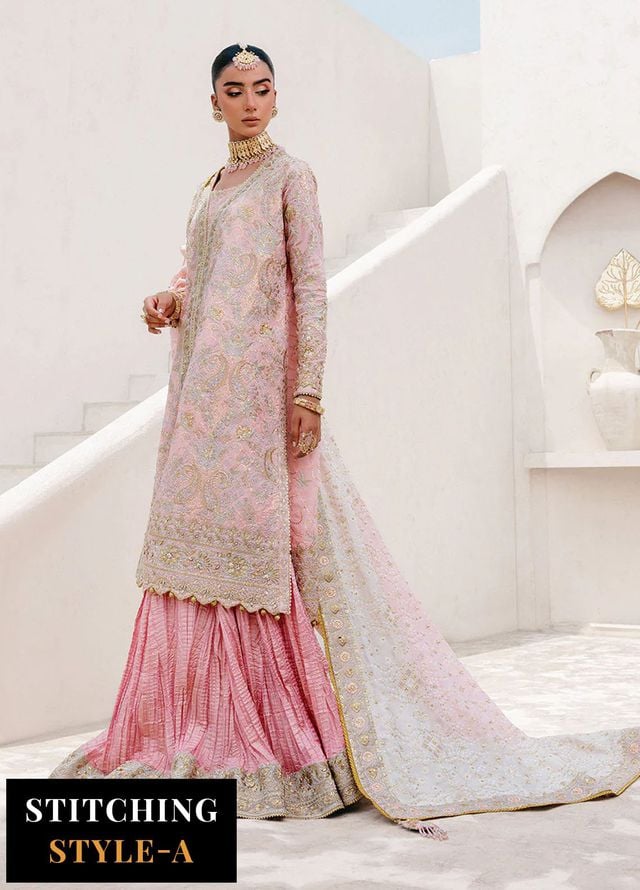 Aik Atelier Embroidered Katan Silk Suits Unstitched 3 Piece AIK25WU D-07 - Formals Collection