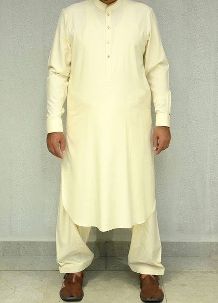 Aizaz Zafar Pret Plain wash N wear Shalwar-Kameez D-685-416 Boski