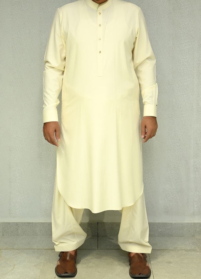 Aizaz Zafar Pret Plain wash N wear Shalwar-Kameez D-685-416 Boski