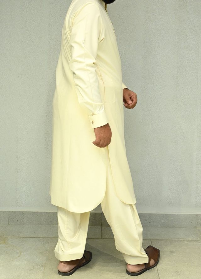 Aizaz Zafar Pret Plain wash N wear Shalwar-Kameez D-685-416 Boski