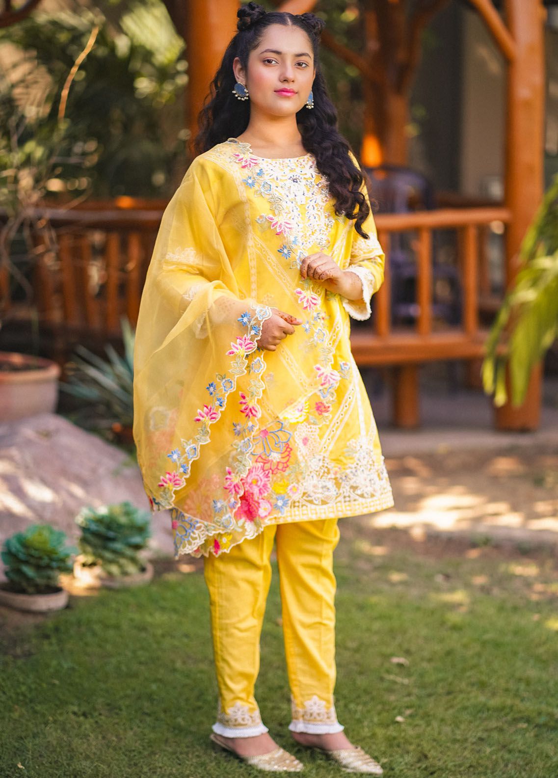 Al Harir Apparel Pret Embroidered Chiffon 3 Piece Suit Ghazal Maroon