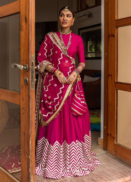 Allure by IH Pret Embroidered Katan Silk 3 Piece Suit Sitaar