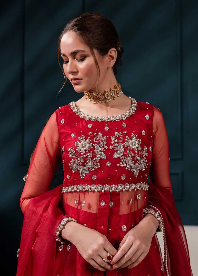 Allure by IH Pret Embroidered Organza 3 Piece Suit Lara