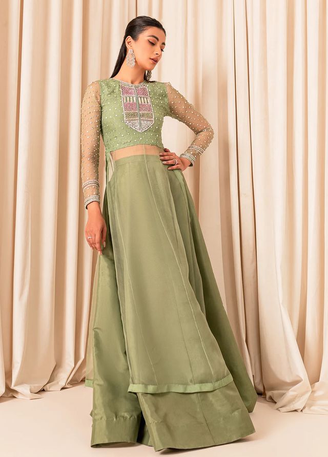 Allure by IH Pret Embroidered Organza 3 Piece Suit Molly