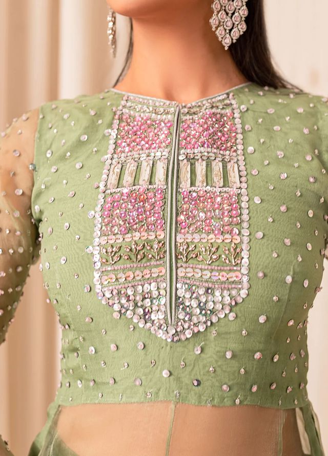 Allure by IH Pret Embroidered Organza 3 Piece Suit Molly
