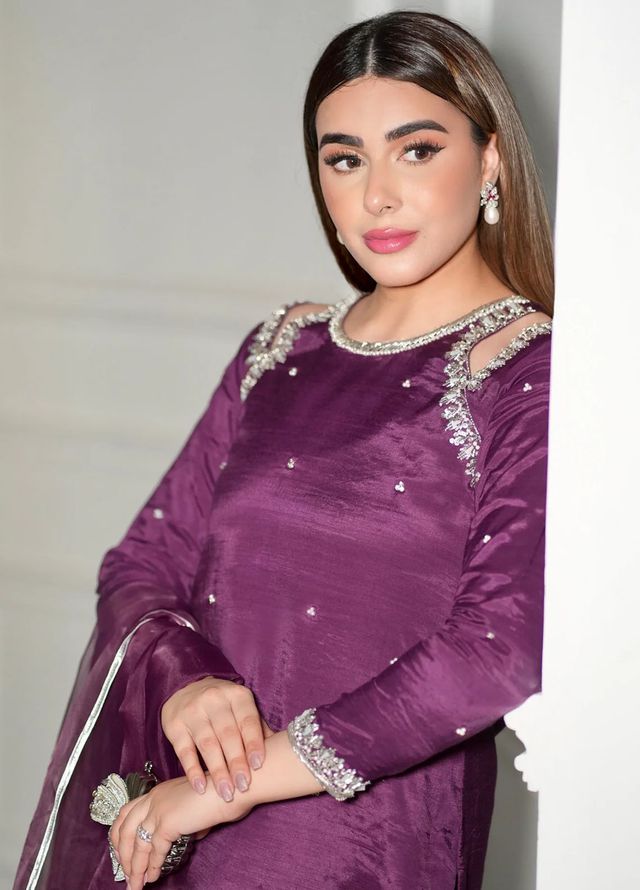 Allure by IH Pret Embroidered Raw Silk 3 Piece Suit Arsh