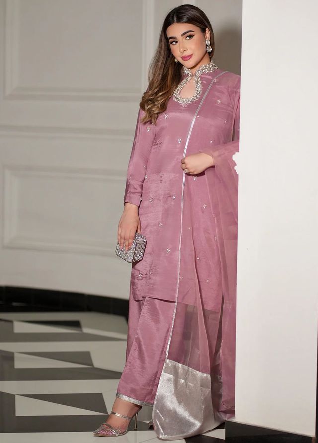 Allure by IH Pret Embroidered Raw Silk 3 Piece Suit Sarma