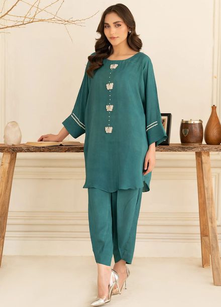 Allure by IH Pret Embroidered Silk 2 Piece Suit Ainoor