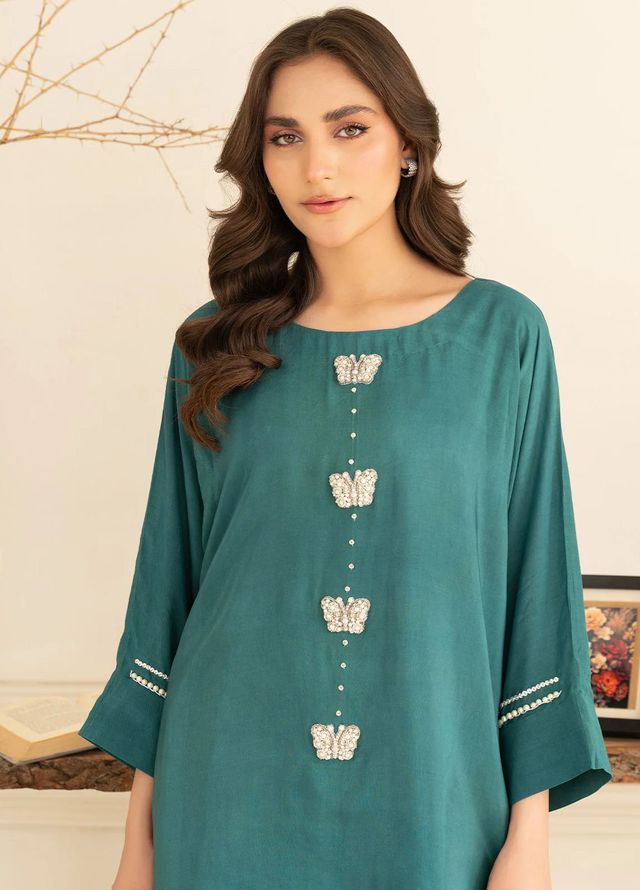 Allure by IH Pret Embroidered Silk 2 Piece Suit Ainoor