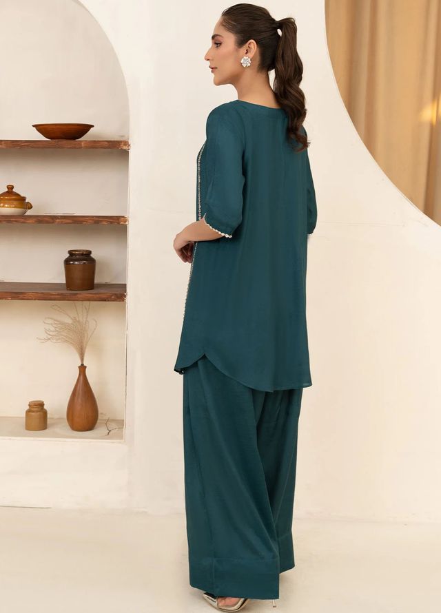 Allure by IH Pret Embroidered Silk 2 Piece Suit Ayzal