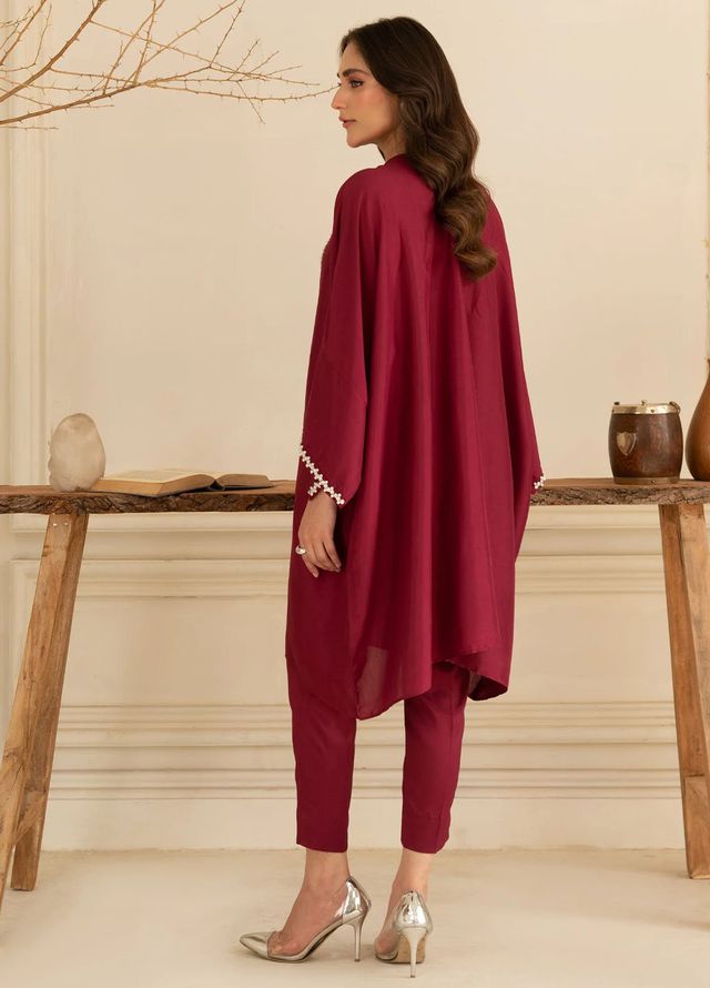 Allure by IH Pret Embroidered Silk 2 Piece Suit Azme