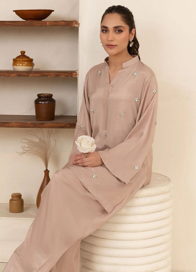 Allure by IH Pret Embroidered Silk 2 Piece Suit Linta