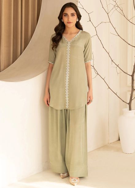 Allure by IH Pret Embroidered Silk 2 Piece Suit Nora
