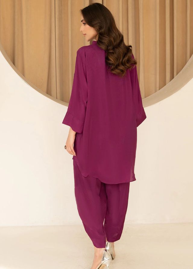 Allure by IH Pret Embroidered Silk 2 Piece Suit Rama