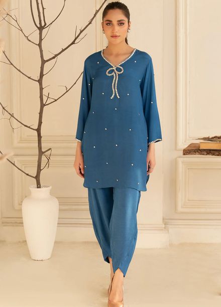 Allure by IH Pret Embroidered Silk 2 Piece Suit Soha