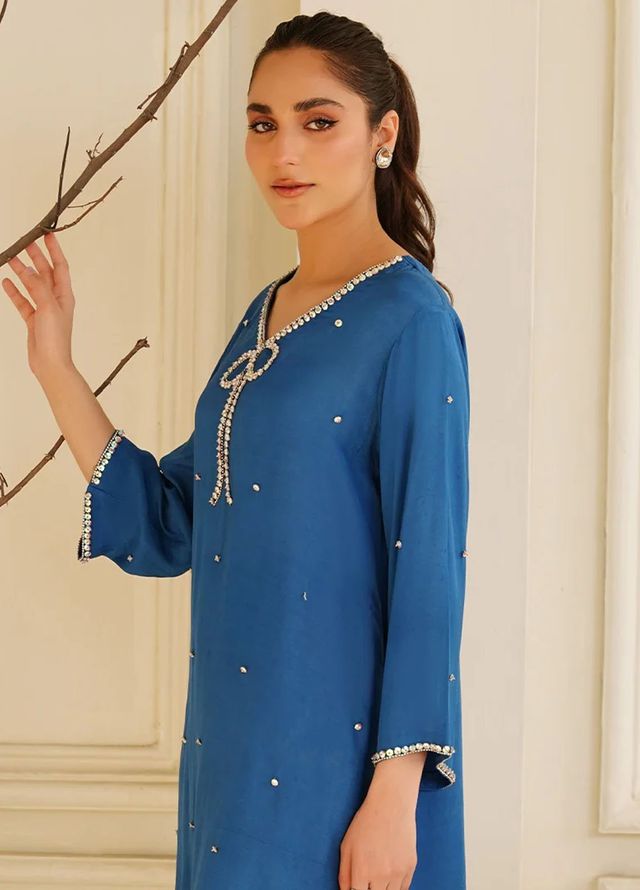 Allure by IH Pret Embroidered Silk 2 Piece Suit Soha