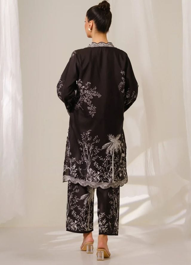 Amal Pret Printed Blended Lawn 2 Piece Suit Eclipse