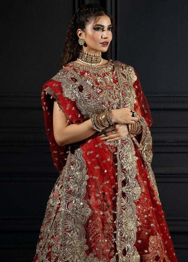 Andaaz-E-Khaas By Imrozia Premium Embroidered Net Suits Unstitched 4 Piece IMP23AK IB-47 Calla - Luxury Collection
