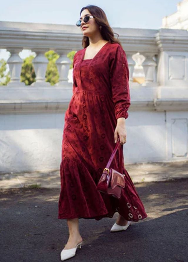 Apricocia Pret Chikankari Lawn 1 piece Blazz