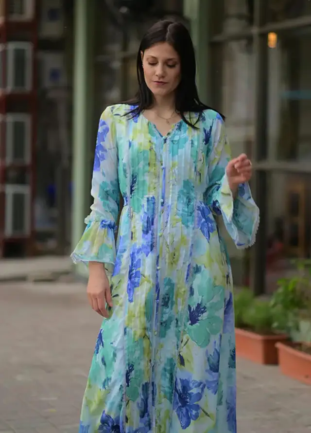 Apricocia Pret Printed Chiffon 1 Piece Scarlette 