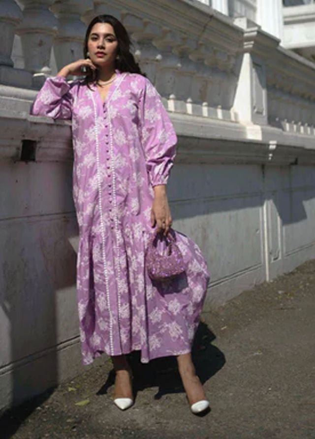 Apricocia Pret Printed Cotton 1 piece Petal Haza