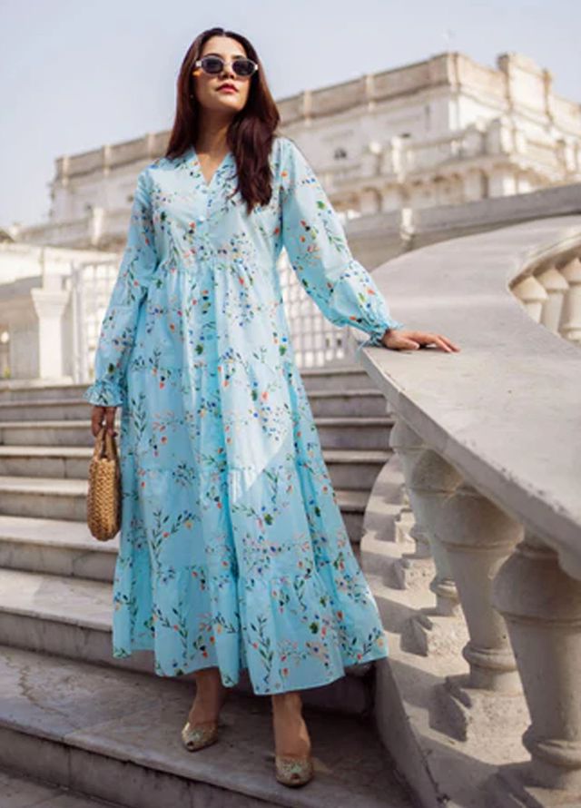 Apricocia Pret Printed Lawn 1 piece Skies