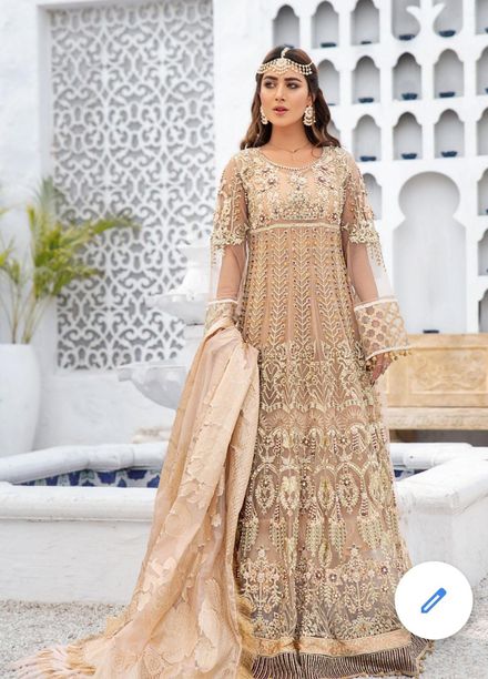 Areesha Embroidered Chiffon Suits Unstitched 3 Piece ARE21-C10 06 - Luxury Collection