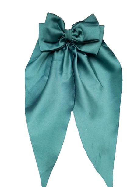 AWA Scrunchies Hairbow Satin 1 Piece Teal Freedom