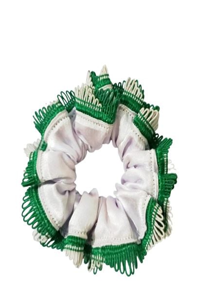 AWA Scrunchies Scrunchie Net 1 Piece Millat Ruffle