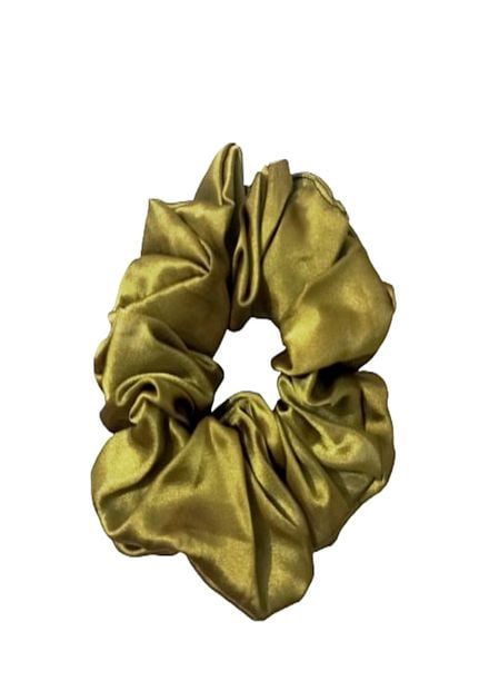 AWA Scrunchies Scrunchie Satin 2 Piece Olive Grace