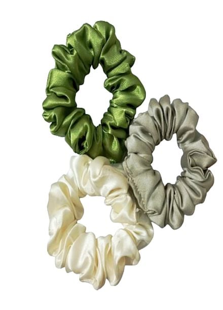 AWA Scrunchies Scrunchie Satin 3 Piece Triple Harmony