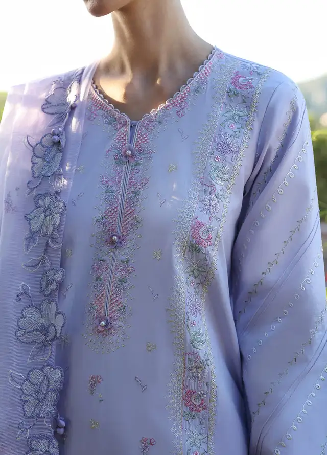 Aylin By Republic WomensWear Embroidered Lawn Suits Unstitched 3 Piece RW24A D4-A - Summer Collection