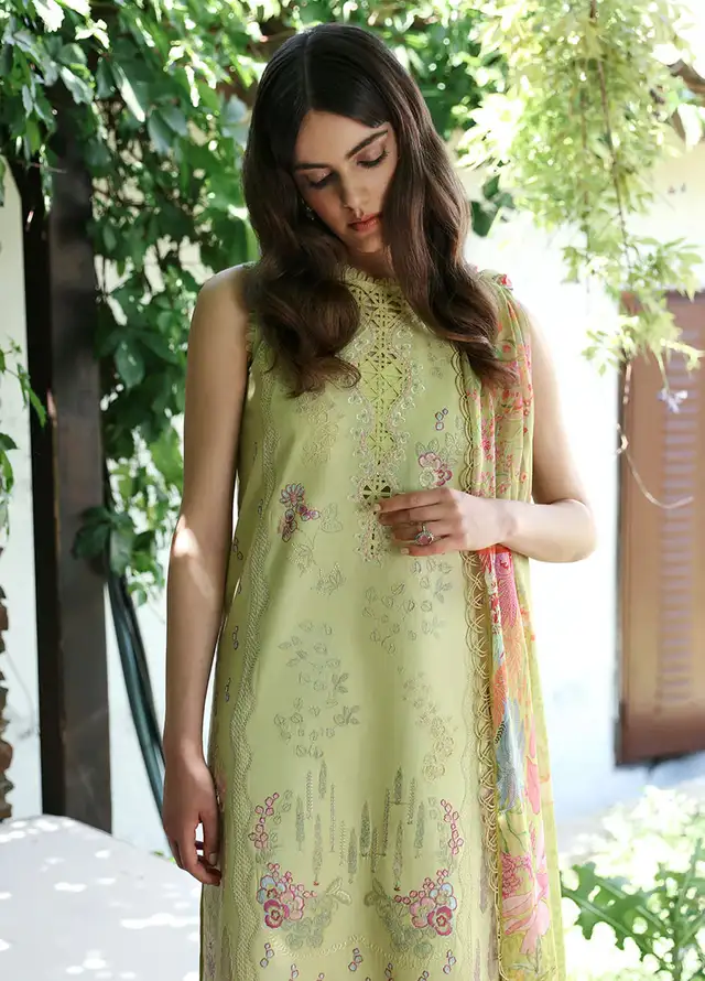 Aylin By Republic WomensWear Embroidered Lawn Suits Unstitched 3 Piece RW24A D5-A - Summer Collection