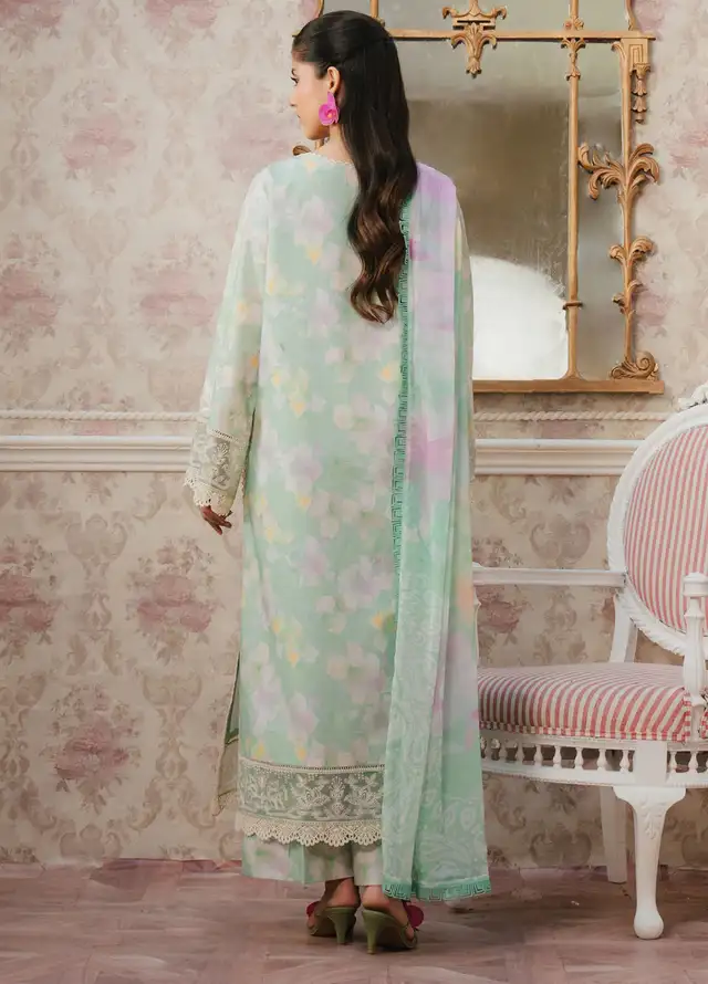 Ayzel by Afrozeh Printed Lawn Suits Unstitched 3 Piece AAF25AM D-03 Liora - Summer Collection