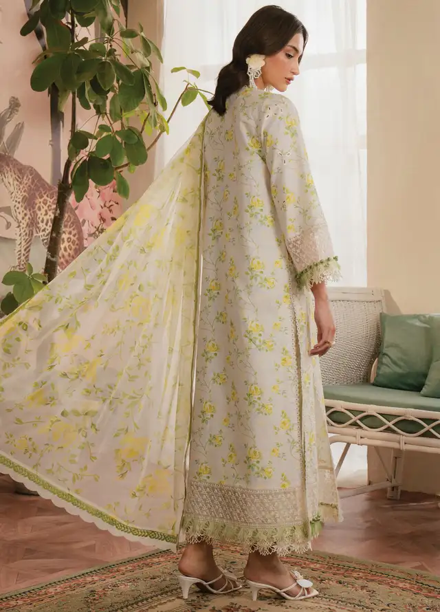 Ayzel by Afrozeh Printed Lawn Suits Unstitched 3 Piece AAF25AM D-06 Cyrilla - Summer Collection