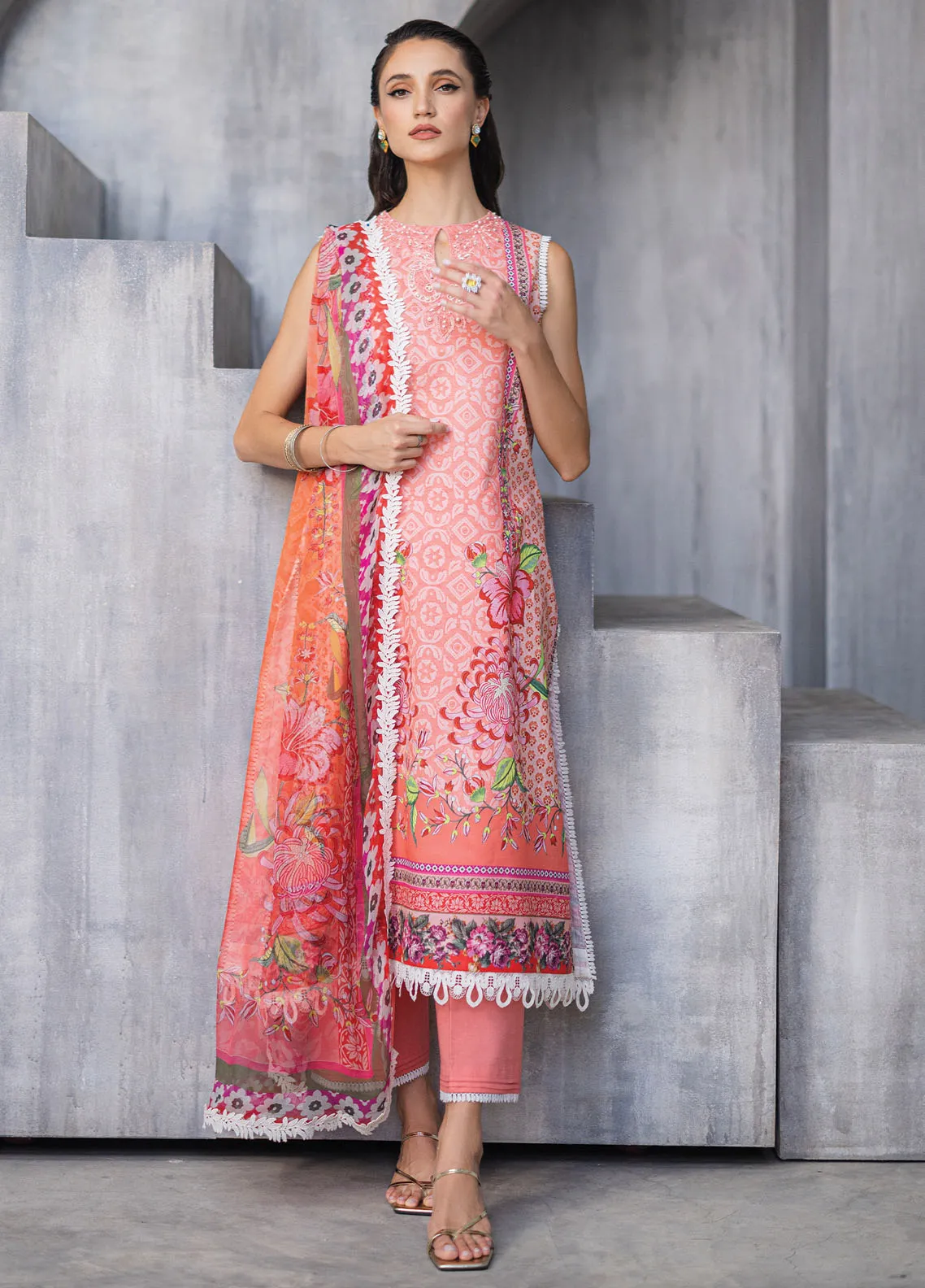 Azalea by Roheenaz Printed Lawn Suit Unstitched 3 Piece RNZ24A Radiant ...