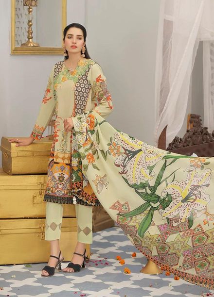 Bagh by Norans Embroidered Lawn Suits Unstitched 3 Piece NRS22UNS NPEC-PR 04 - Summer Collection