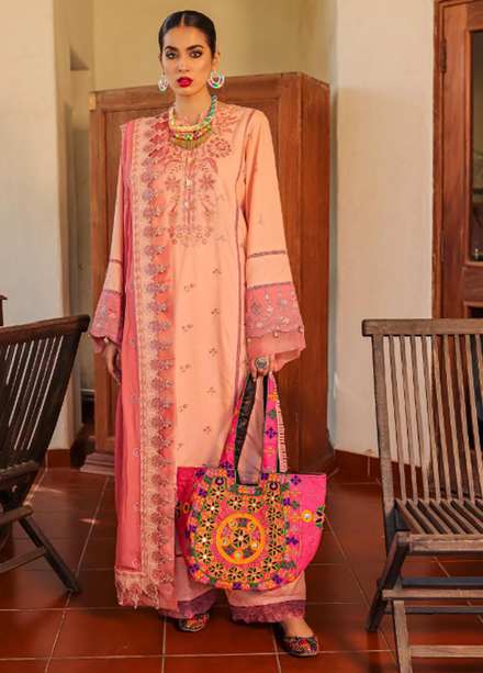 Bahar Aie By Surmai Embroidered Lawn Suits Unstitched 3 Piece SUR22BA SL-03-04 GLADULUS - Luxury Collection