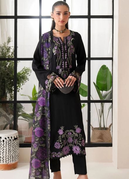 Bloom Core by Imrozia Pret Embroidered Viscose 3 Piece Suit IP-172 Blossom