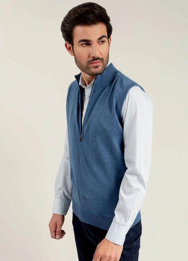 Brumano   Sweaters for Men -  SZ-058 Blue
