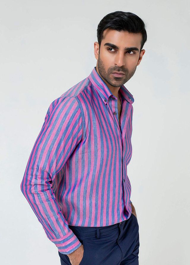 Brumano Linen  Shirt for Men -  BRM-2128